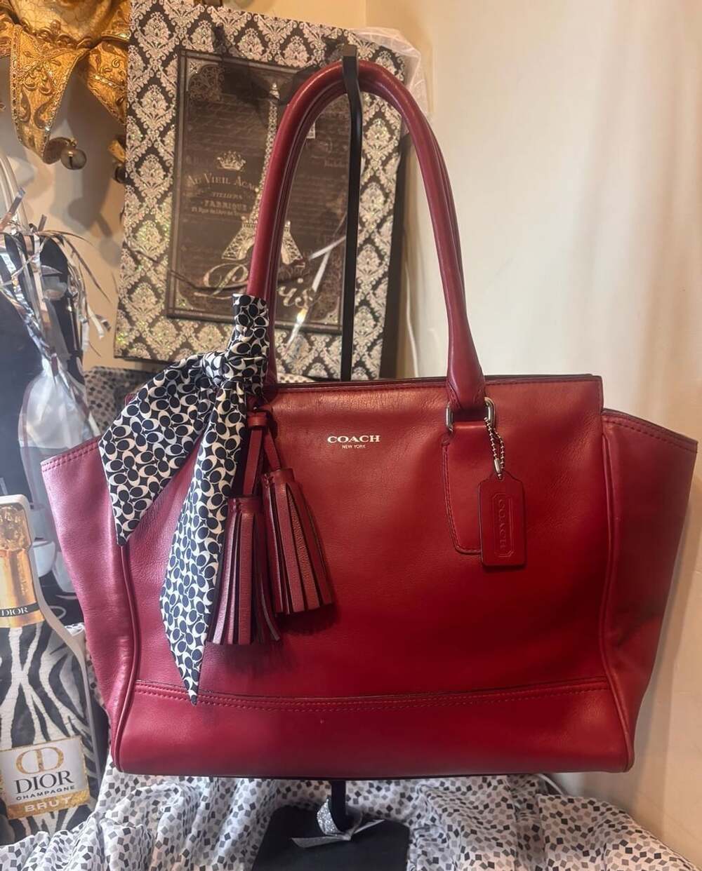 Coach Legacy Medium 19890 Dark Red